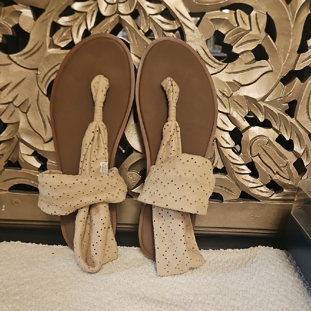 Sanuk Sandalia Light Khaki